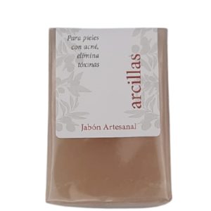 Jabón Artesanal de Aceite de Oliva Virgen Extra y Arcillas