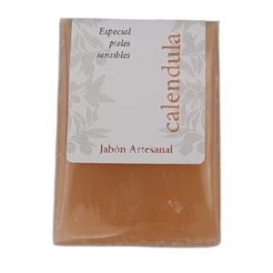 Jabón Artesanal de Aceite de Oliva Virgen Extra y Caléndula