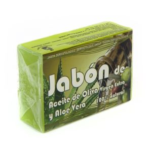 Jabon de Aceite de Oliva Virgen Extra y Aloe Vera