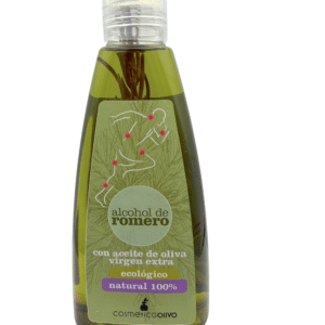 Alcohol de romero con AOVE 200 ml – Cosmética Olivo
