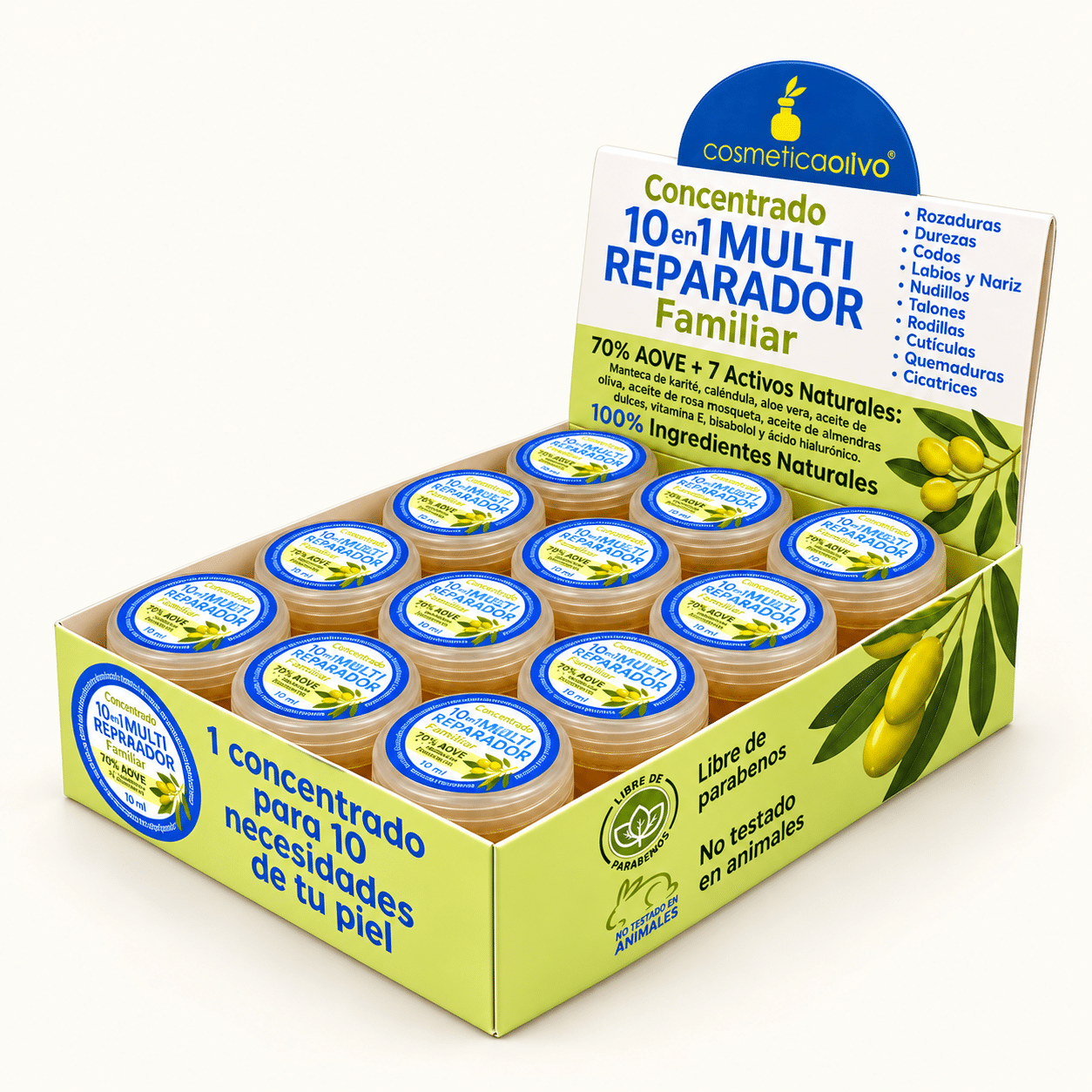 Expositor de mostrador Multi Reparador 10 en 1 con AOVE